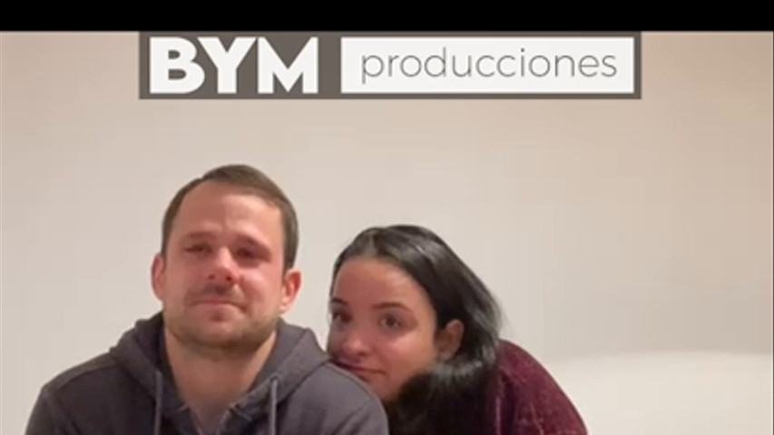 Reacción de los novios al ver el vídeo final