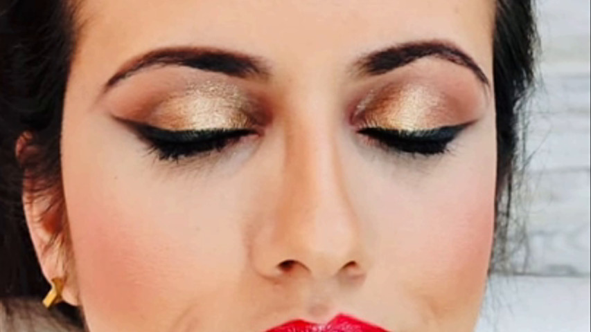 Maquillaje y peinado de invitada 