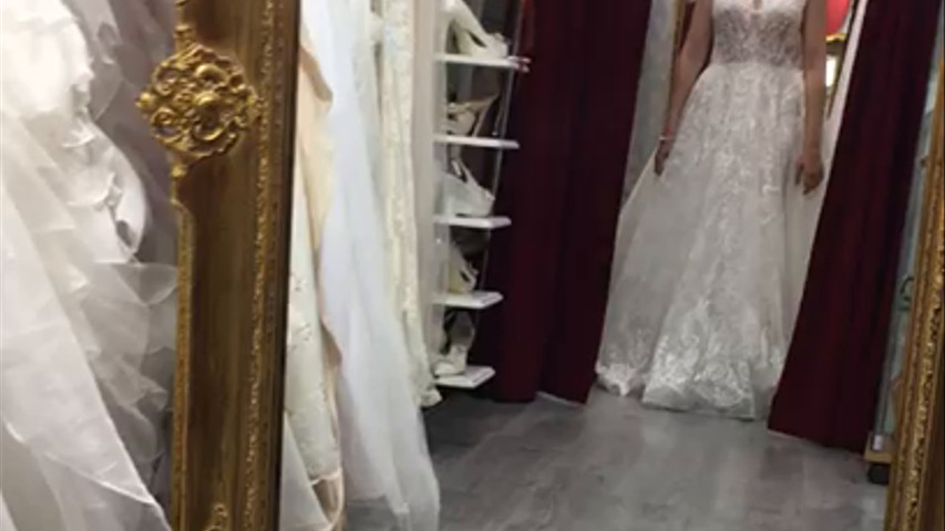 Vestido de princesa romántico 