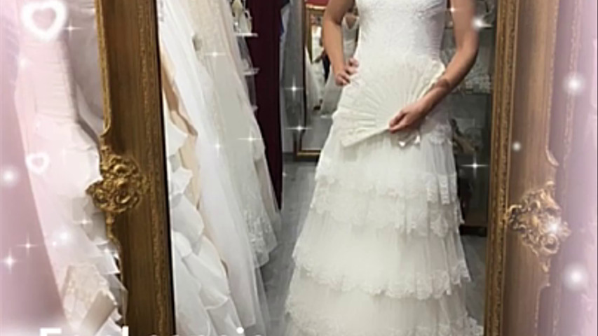 Vestido de volantes 