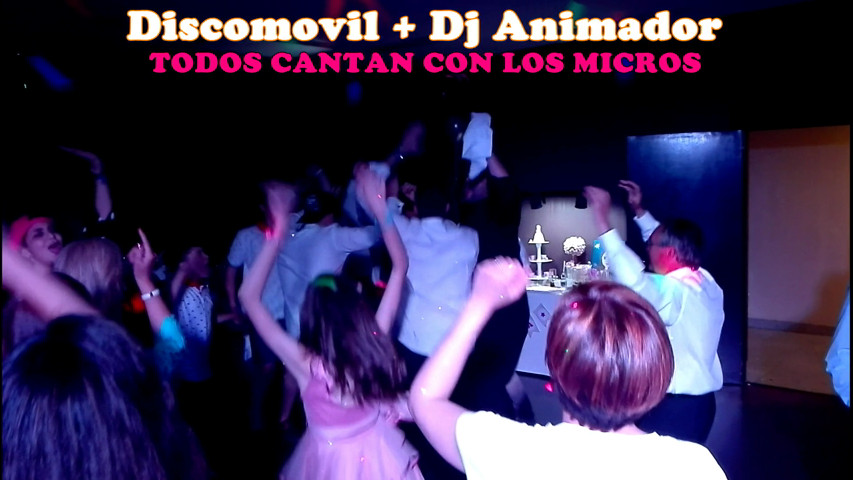 Discomóvil para bodas con dj animador