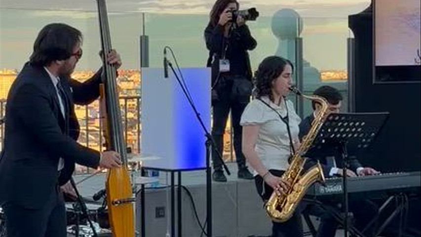 Blues en Do Mayor | Improvisación en directo · Cuarteto con saxo · Hotel Riu Plaza España, Madrid