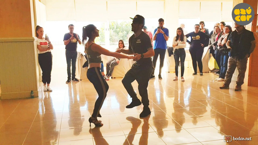 Demo bachata en Congreso de Baile