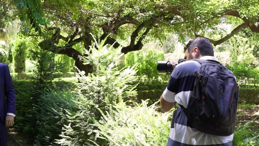 Vídeo trabajando en boda