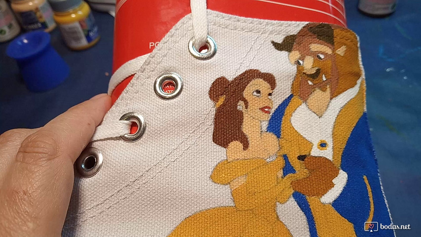 Zapatillas Bella y la Bestia
