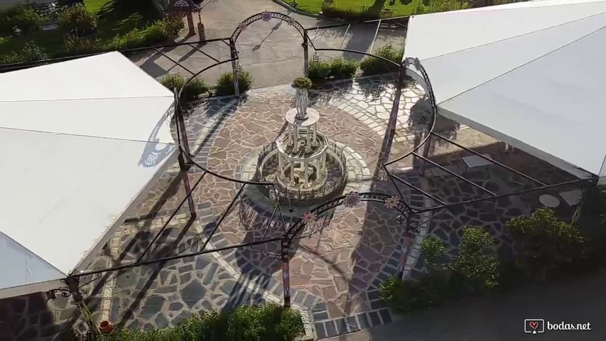 La quinta a vista de dron