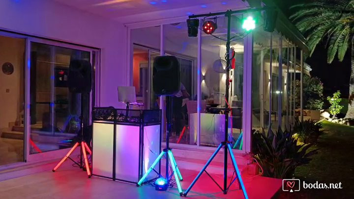 Discomóvil LED, boda en Marbella