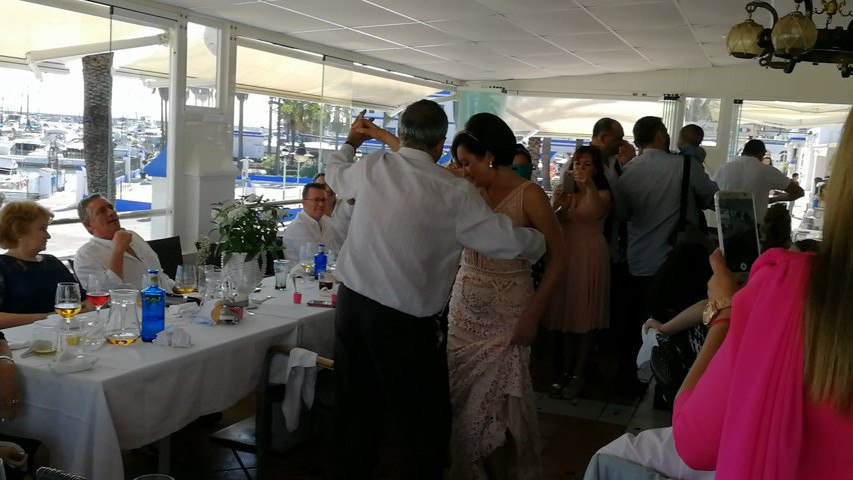 Boda Estepona, pasodoble novia