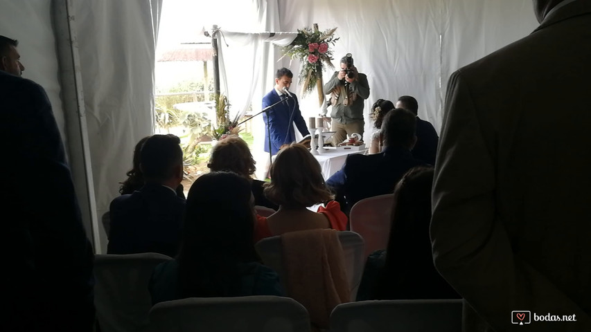 Final de la ceremonia civil