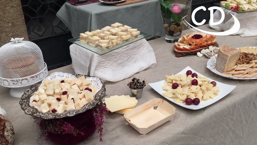 Buffet de quesos para boda en el Círculo de la amistad