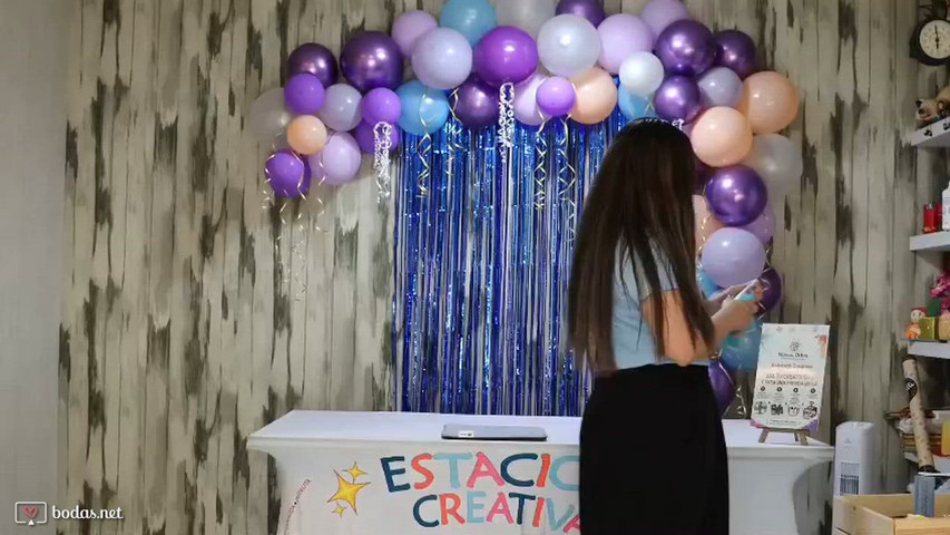 Montaje de nuestra Estación Creativa: cuidado y estética para tu gran día 