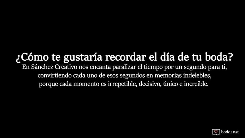 ¿Cómo te gustaría recordar el día de tu boda?