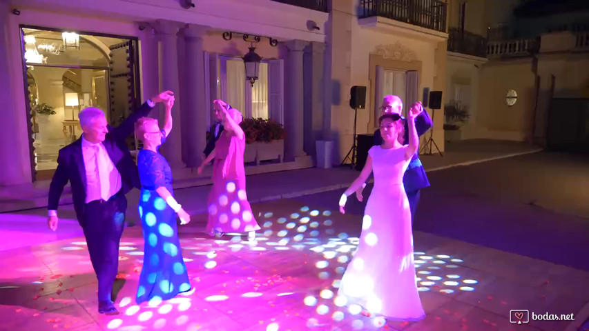 Coreografía con familiares