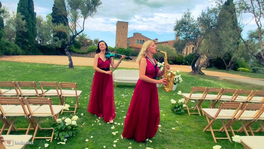 Saxofon y violin 
