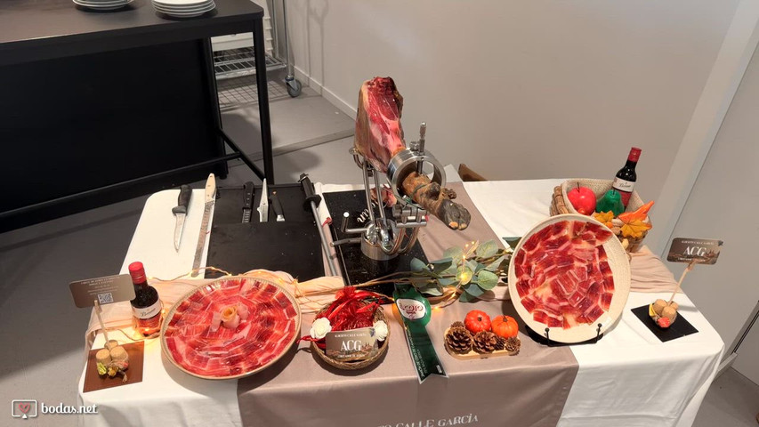 Corte de jamón en evento privado