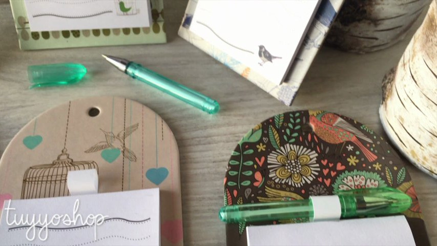 Libretas con bolígrafo