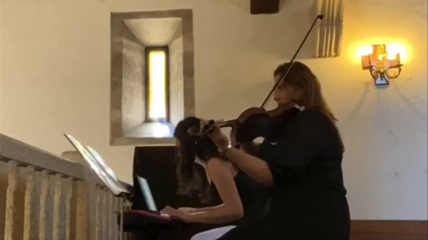 Iglesia de Santa Mariña de Cabral. Vigo. Dúo violín y piano 