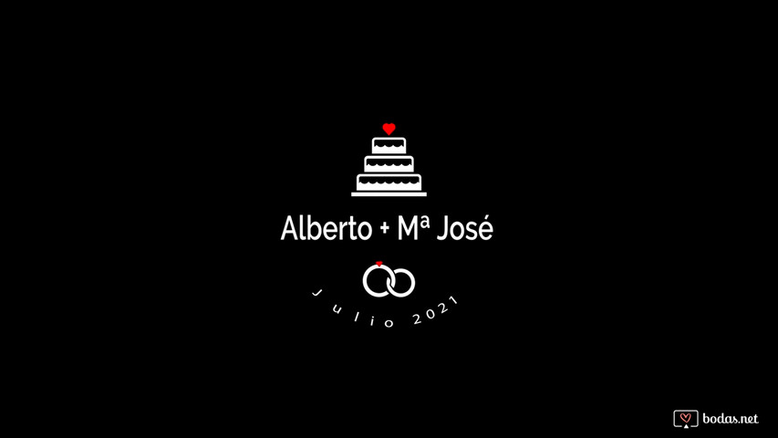 Presentación de la boda de Alberto y Mª Jose 2021