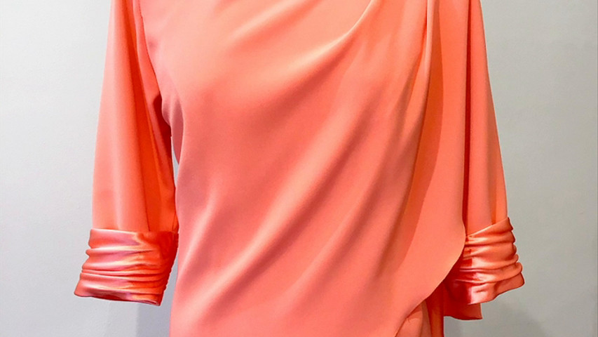 Vestido madrina coral