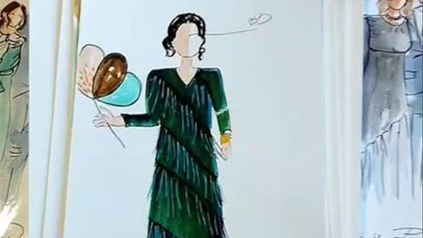ilustraciones invitados post bodas 