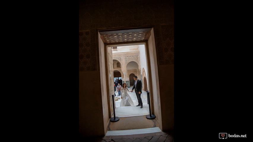Postboda en la Alhambra