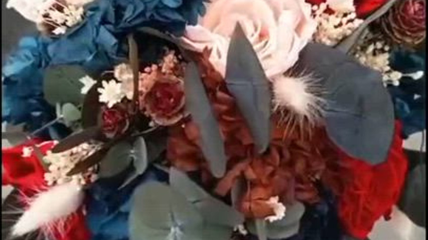 Ramo de novia preservado 