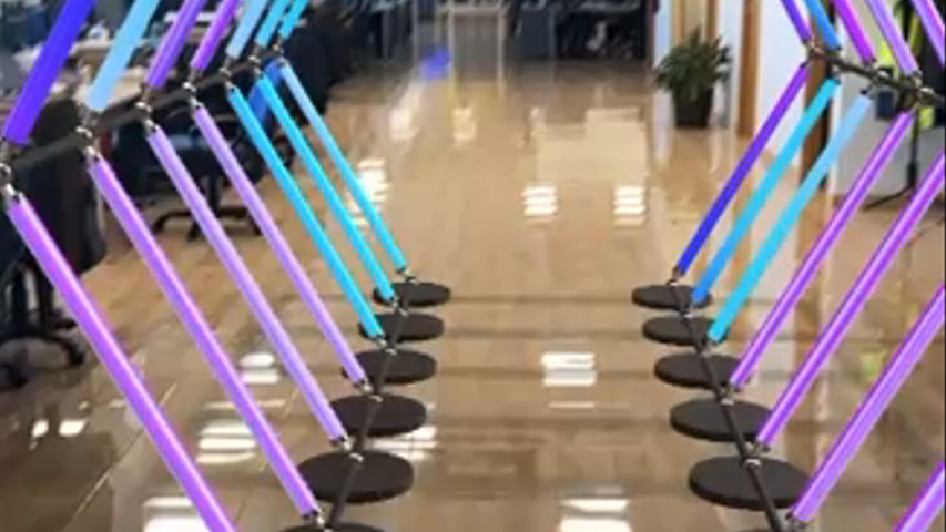 ¿Cómo quedaría un espectacular túnel LED para nuestra entrada o la de los invitados en mi boda?