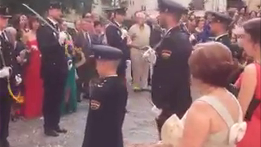 Dos violines, salida de boda 