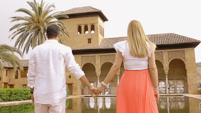 Preboda en la Alhambra