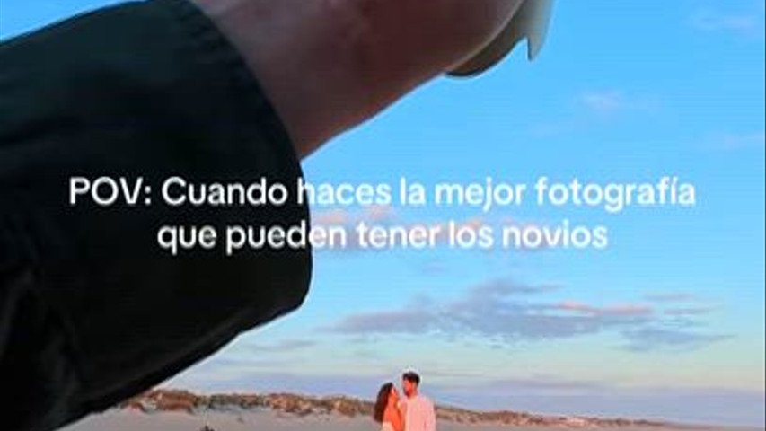 La mejor fotografía que los novios puedan tener nunca. 