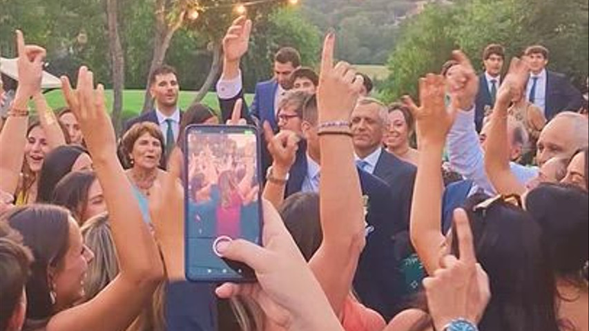 Actuación en boda