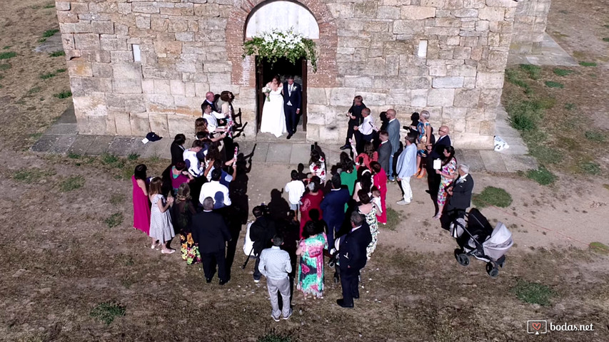 Tu boda a vista de dron