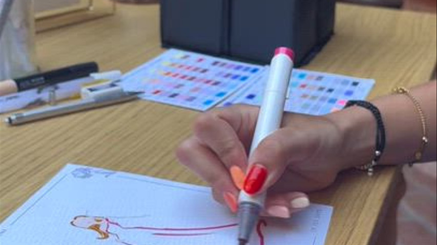 Como se ve ilustrando en una boda