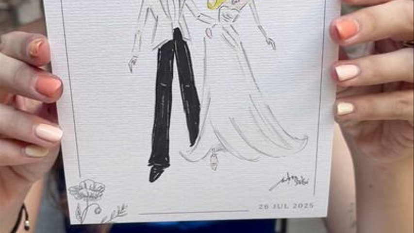 Los novios!