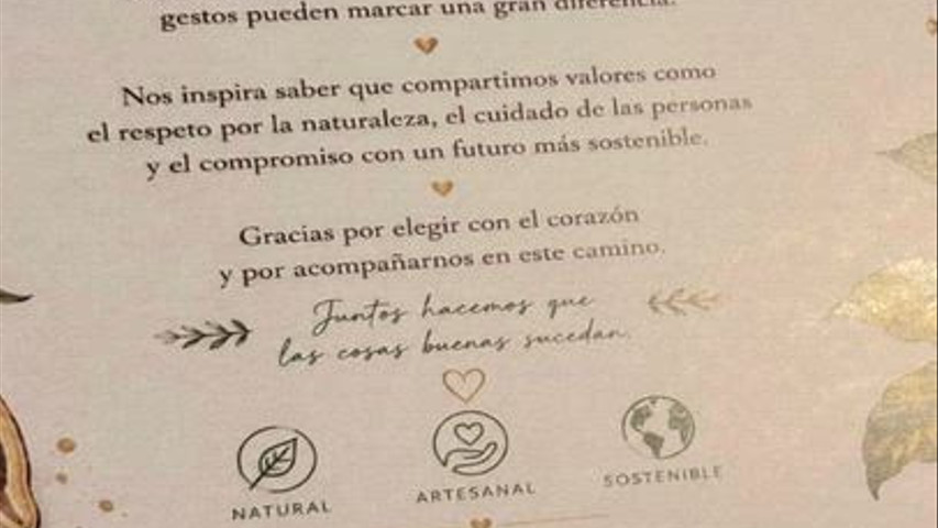 Un detalle muy dulce