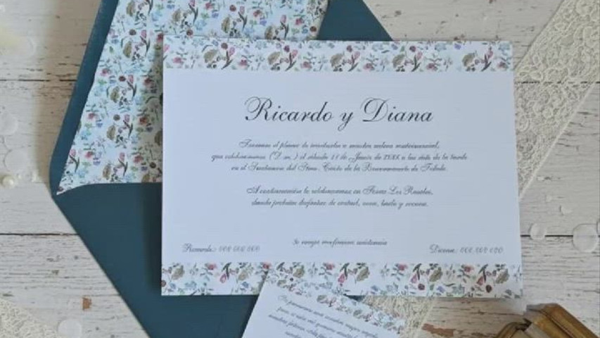 Invitación Mil Flores