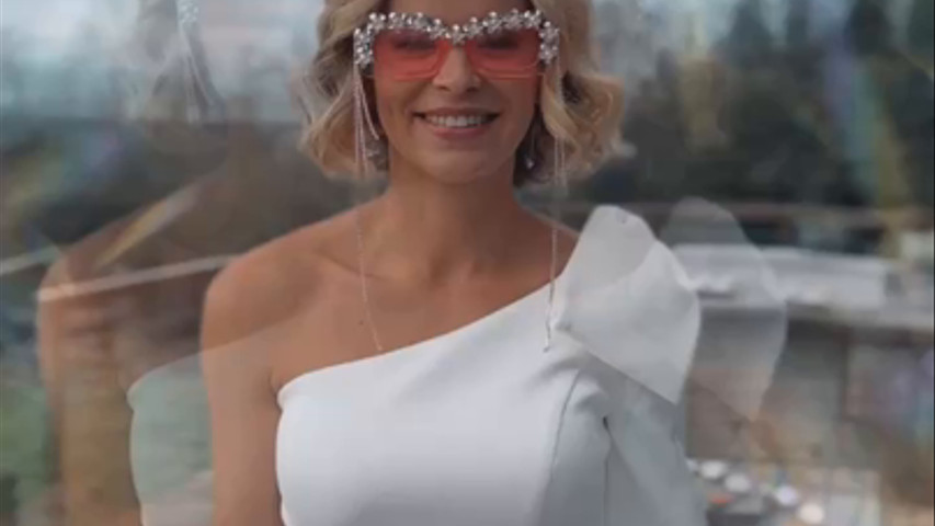 Gafas de novia personalizadas