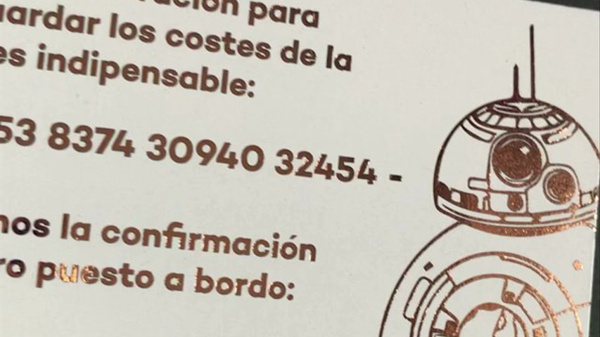 Invitación Starwars - Lado luz