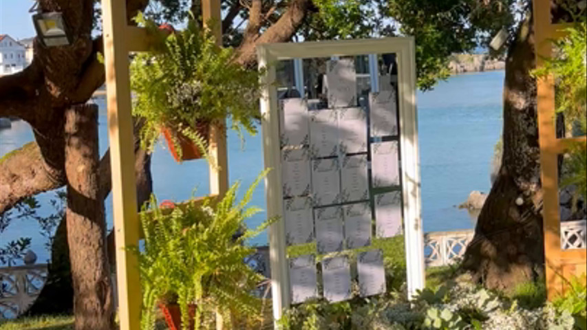 Seating plan en jardines 