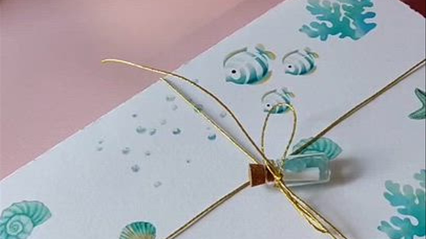 Invitación Sensorial Premium "Mar Serena"