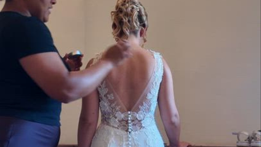 El backstage del gran día de Silvia