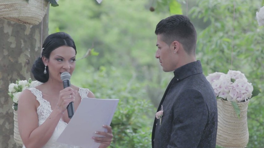 Boda de cine en la Avellana