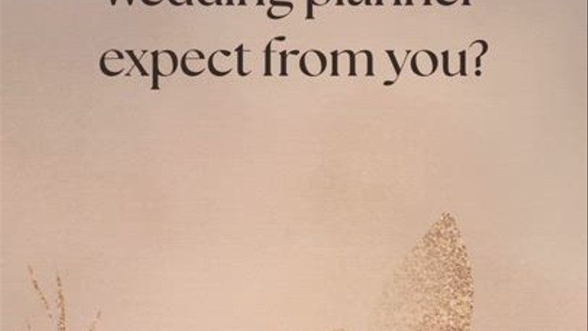 What do you want from your wedding planner?
