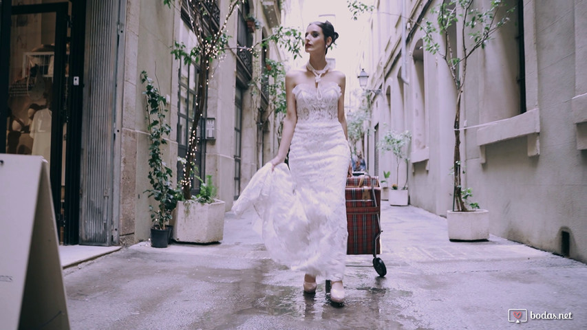 Video shooting de novia por Barcelona