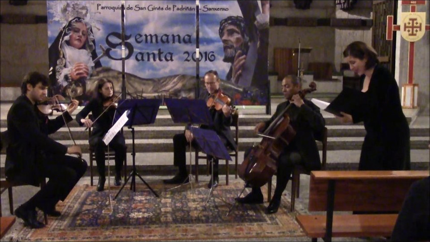 Erbarme dich, J. S. Bach, cuarteto de cuerda y cantante