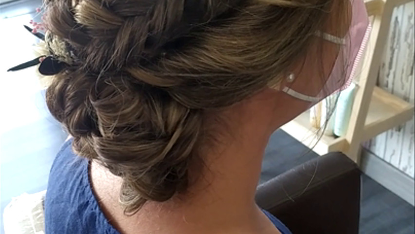 Recogido con trenza