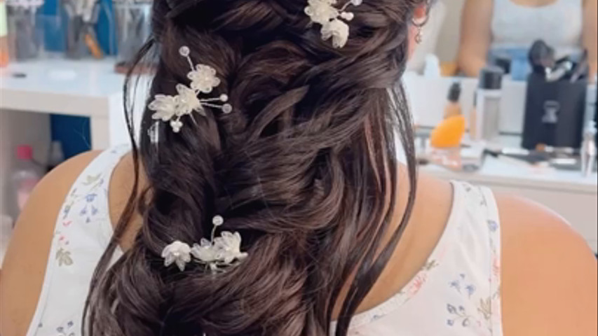 Semirrecogido boho chic
