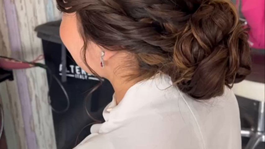 Peinado de novia convertible