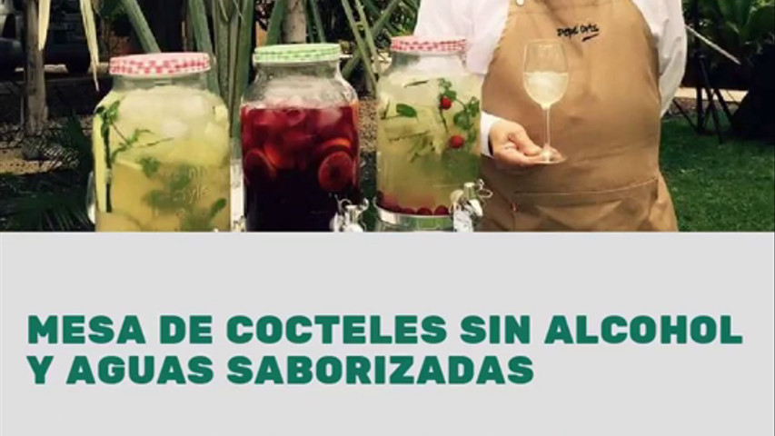 Coctelería para bodas 