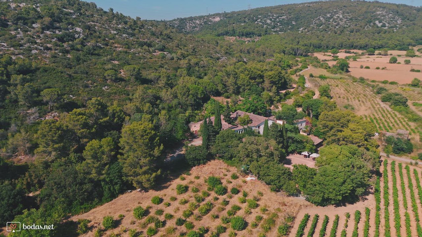La masía desde el cielo
